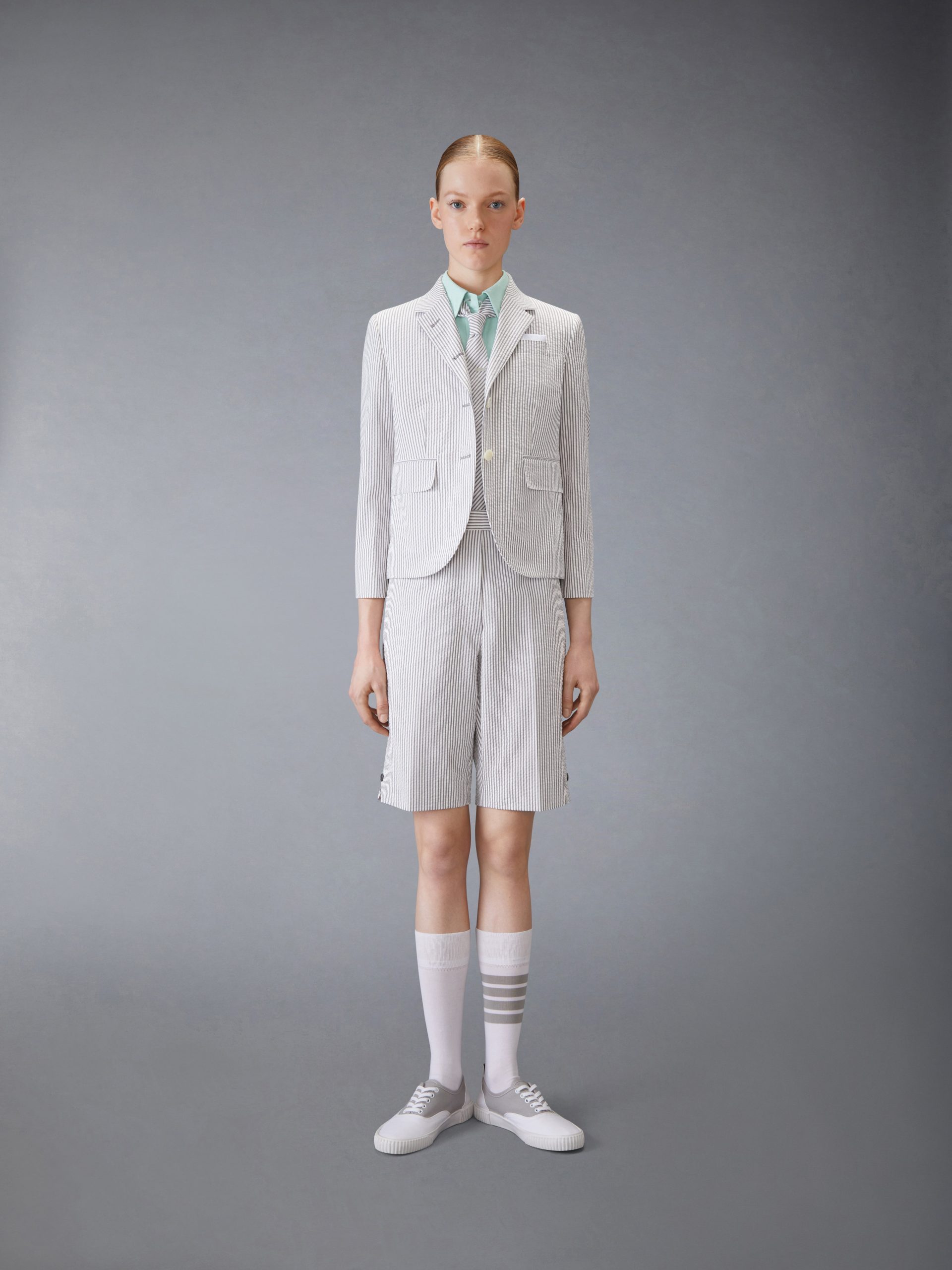 OXFORD ROUND COLLAR SHORT SLEEVE SHIRT - Image 4