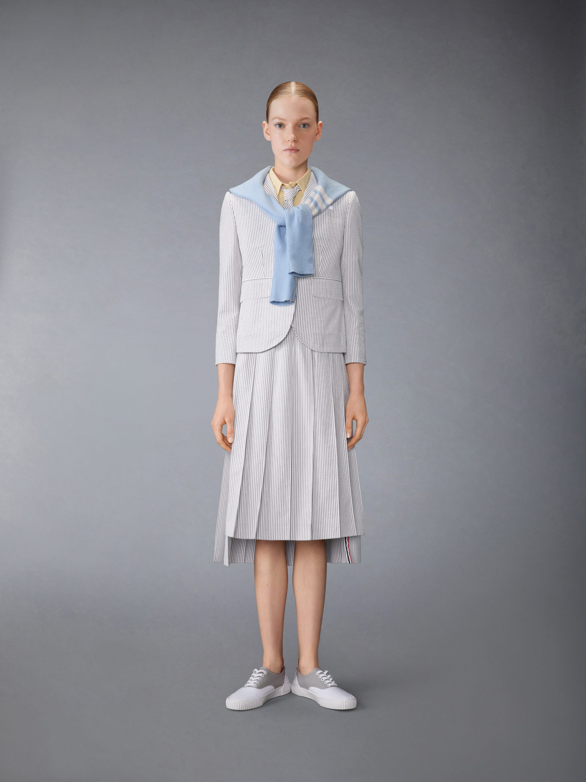 OXFORD ROUND COLLAR SHORT SLEEVE SHIRT - Image 5