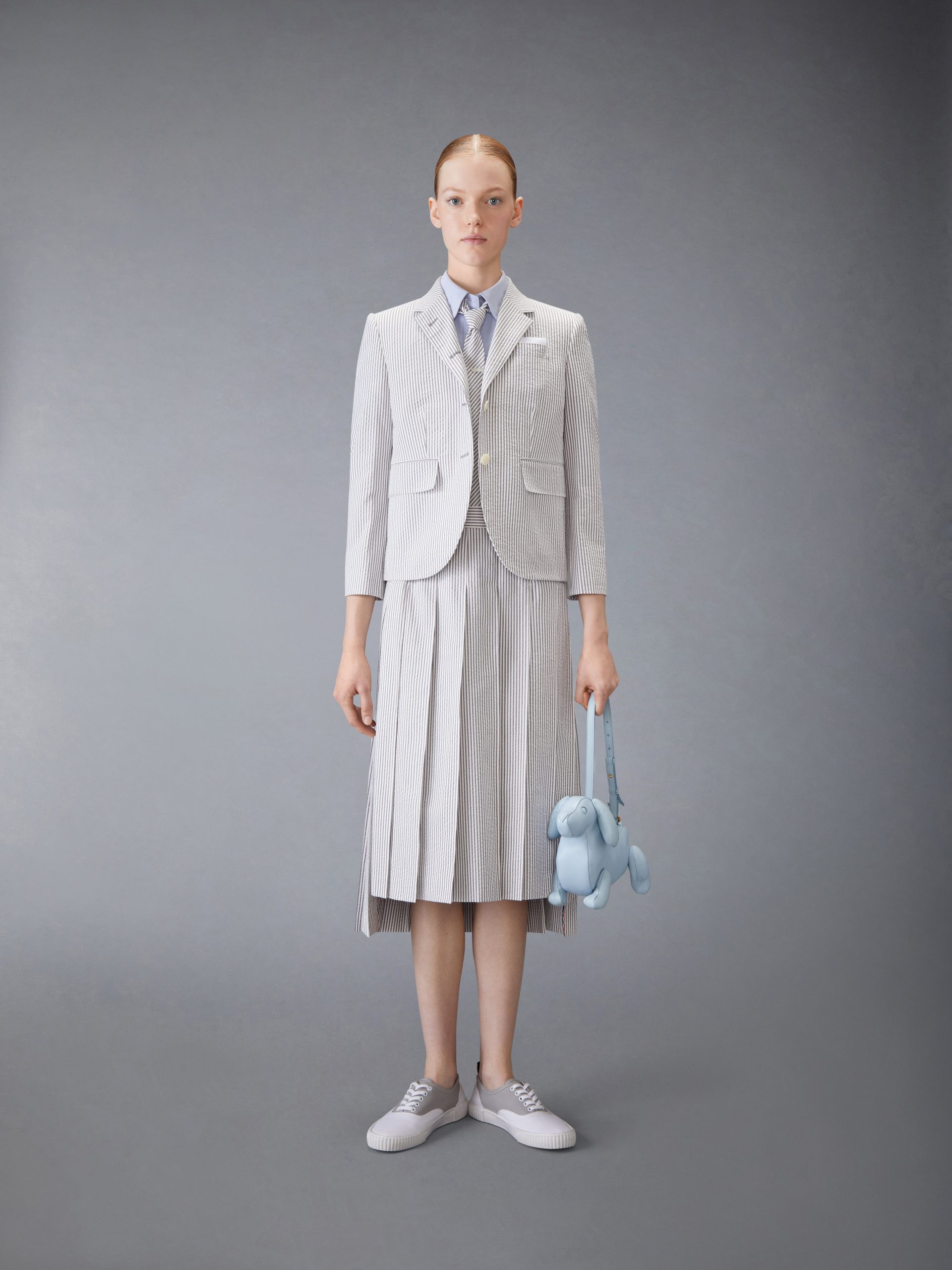 OXFORD ROUND COLLAR SHORT SLEEVE SHIRT - Image 4