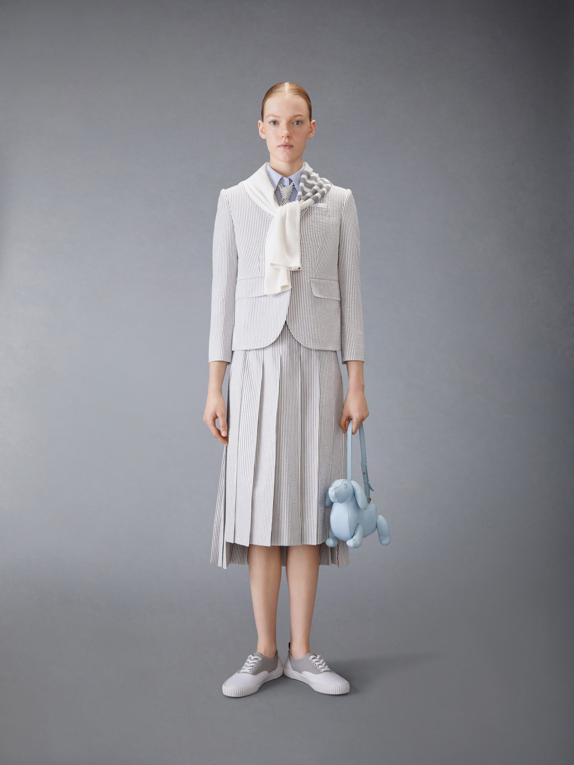 OXFORD ROUND COLLAR SHORT SLEEVE SHIRT - Image 5