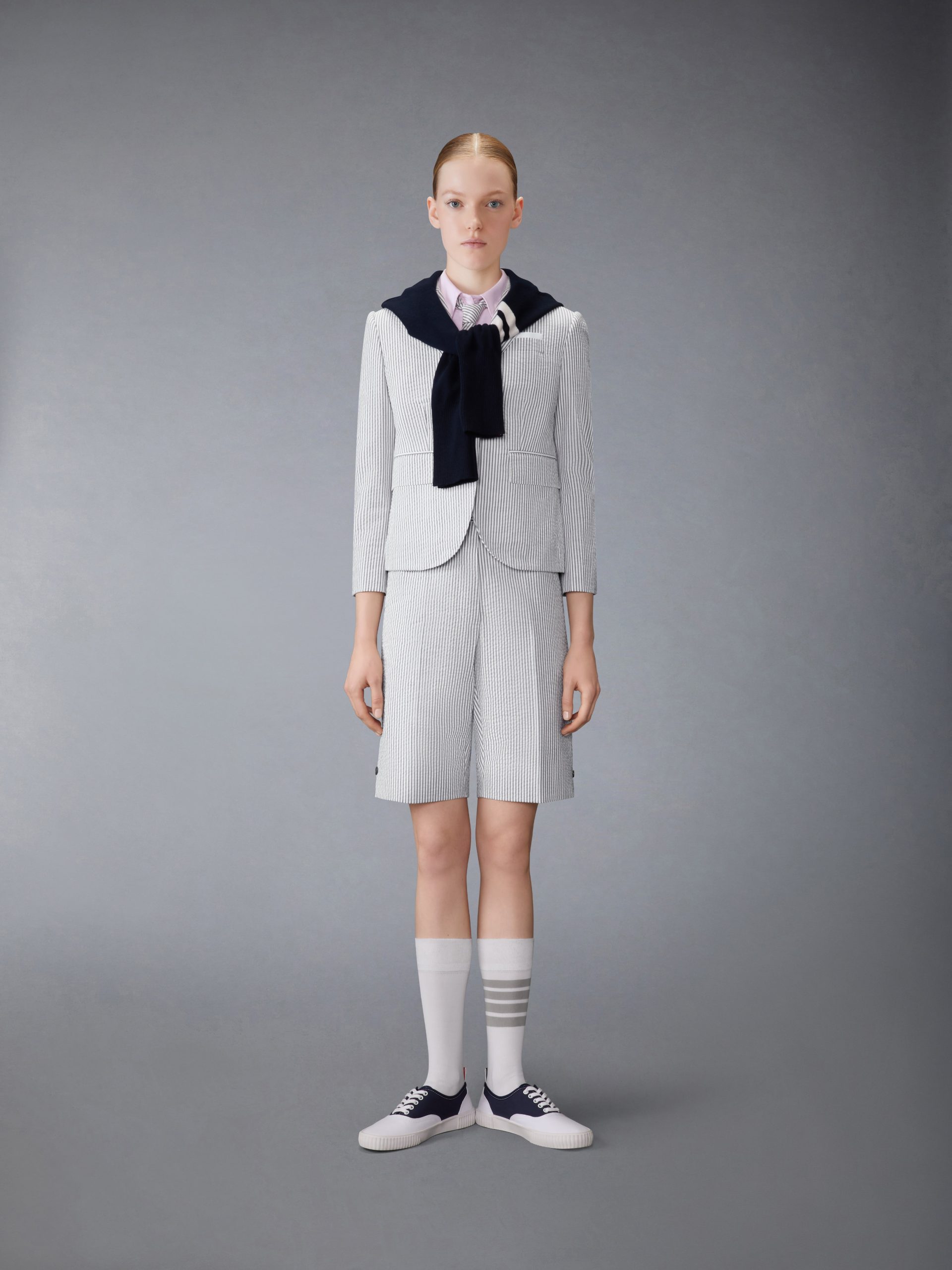 OXFORD ROUND COLLAR SHORT SLEEVE SHIRT - Image 5