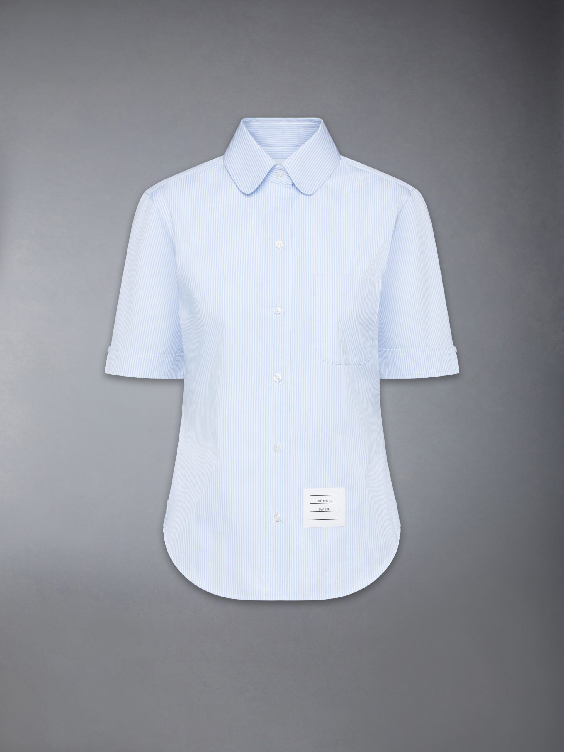 MICRO UNIVERSITY STRIPED POPLIN SHORT SLEEVE SHIRT - Image 7