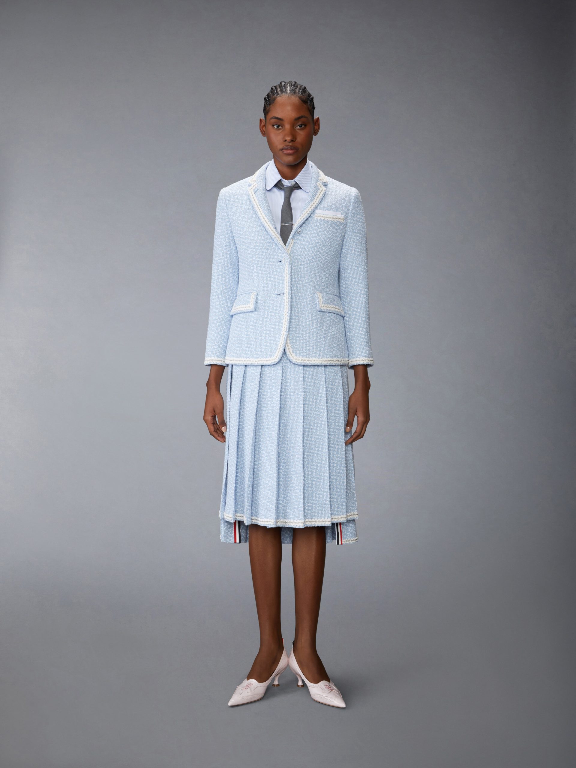 MICRO UNIVERSITY STRIPED POPLIN SHORT SLEEVE SHIRT - Image 4