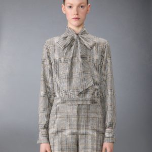 HUNTING TWEED SILK TWILL SHIRT