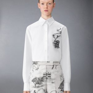 PENCIL STITCH HECTOR TROPHY EMBROIDERY SHIRT