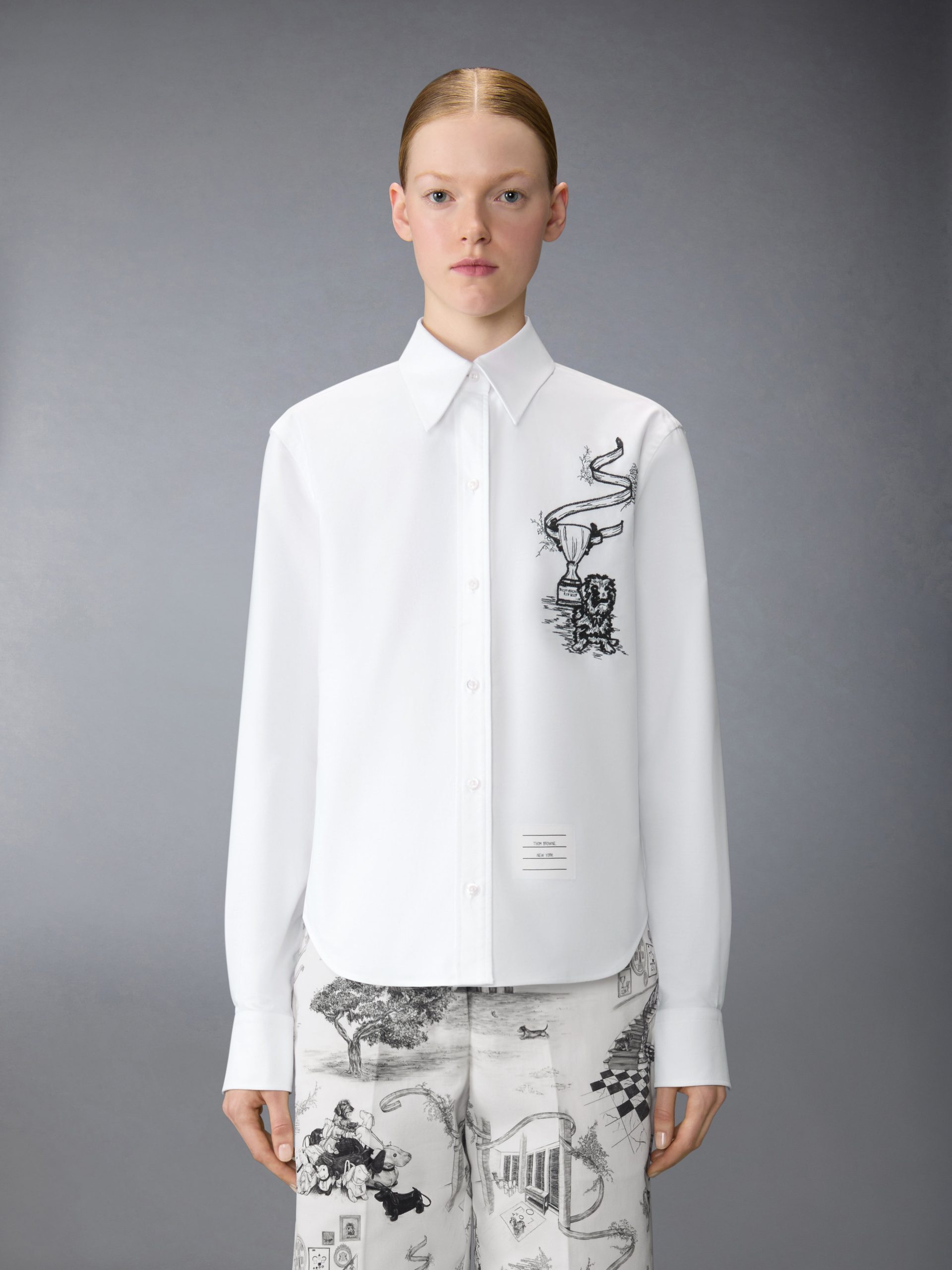 PENCIL STITCH HECTOR TROPHY EMBROIDERY SHIRT - Image 2