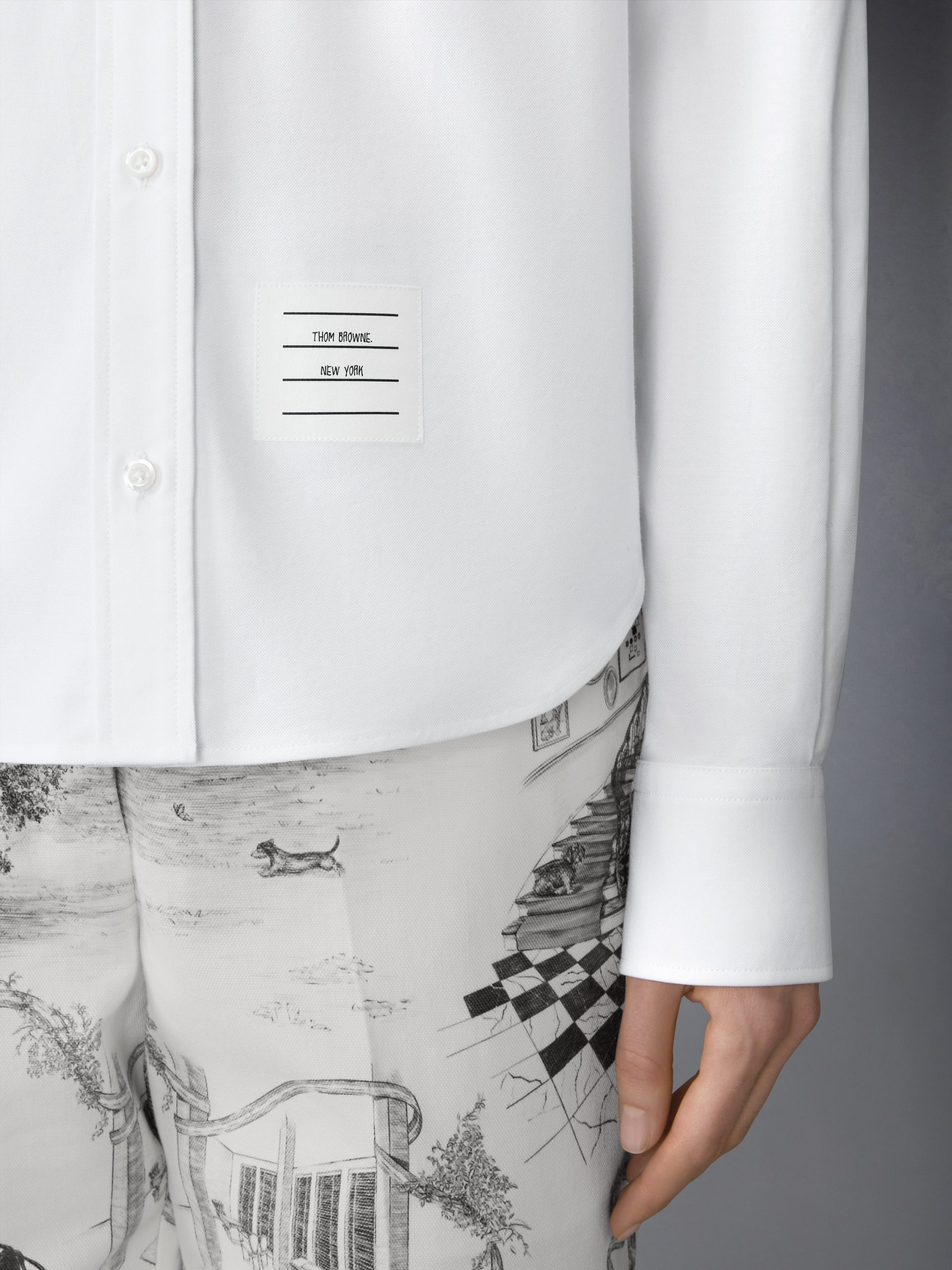 PENCIL STITCH HECTOR TROPHY EMBROIDERY SHIRT - Image 5