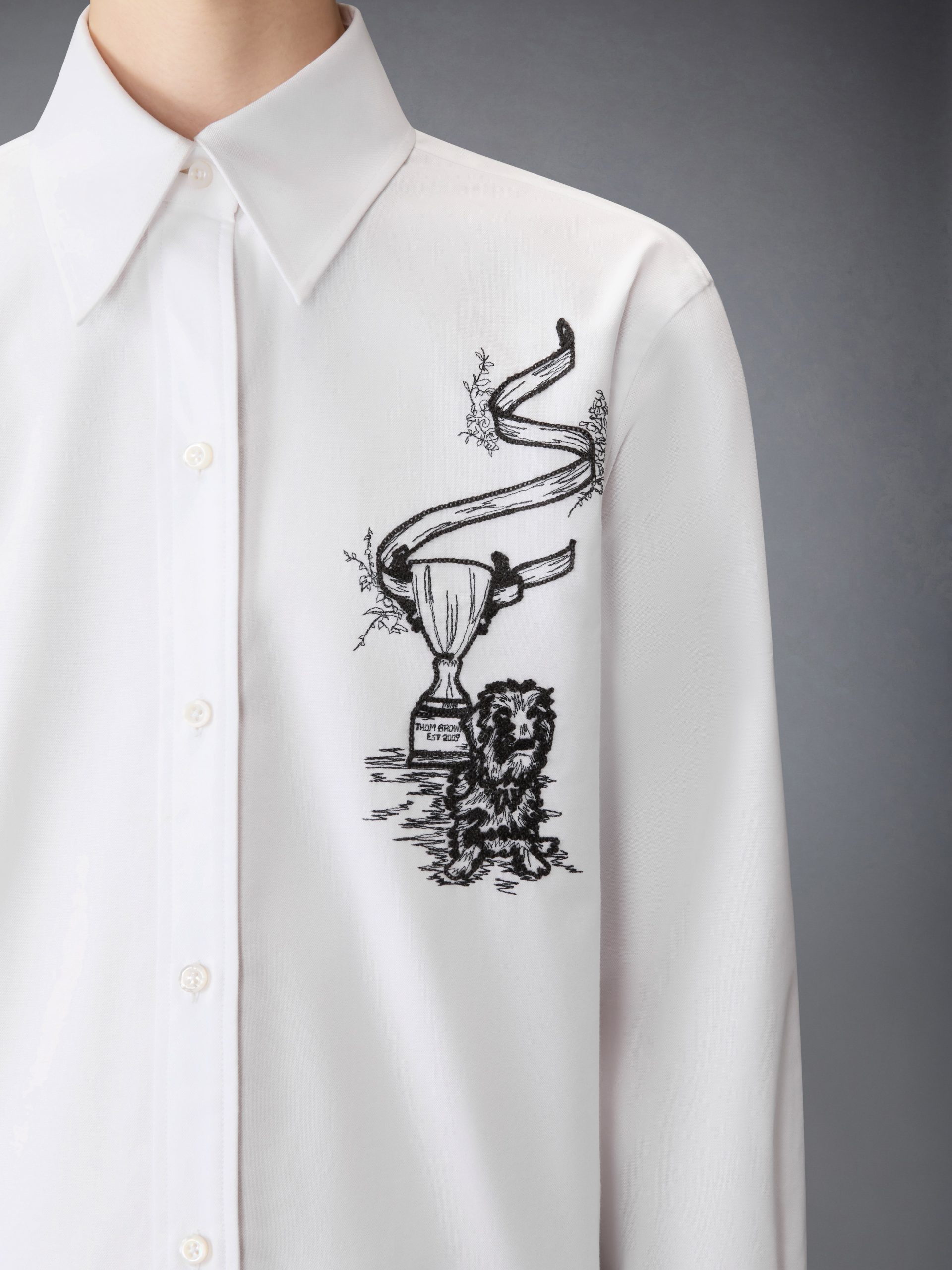 PENCIL STITCH HECTOR TROPHY EMBROIDERY SHIRT - Image 6