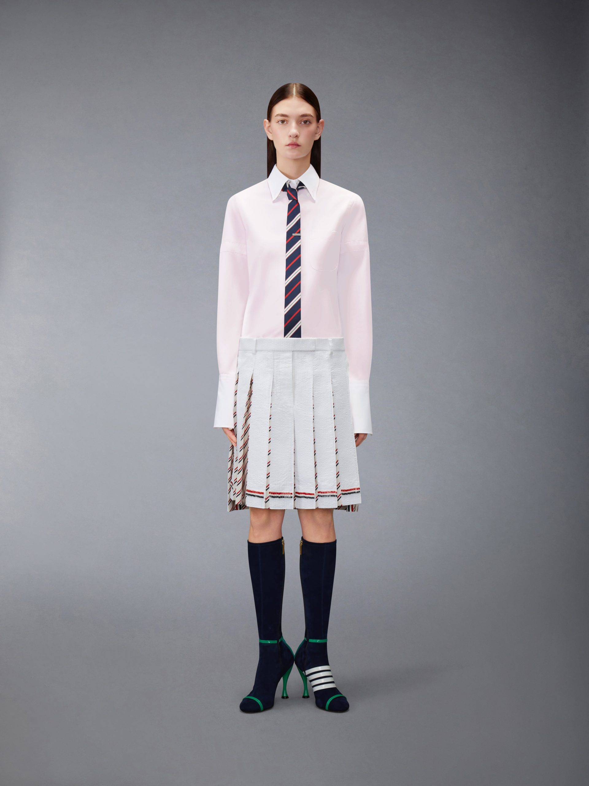 SOLID POPLIN ARMBAND FRENCH CUFF SHIRT - Image 4