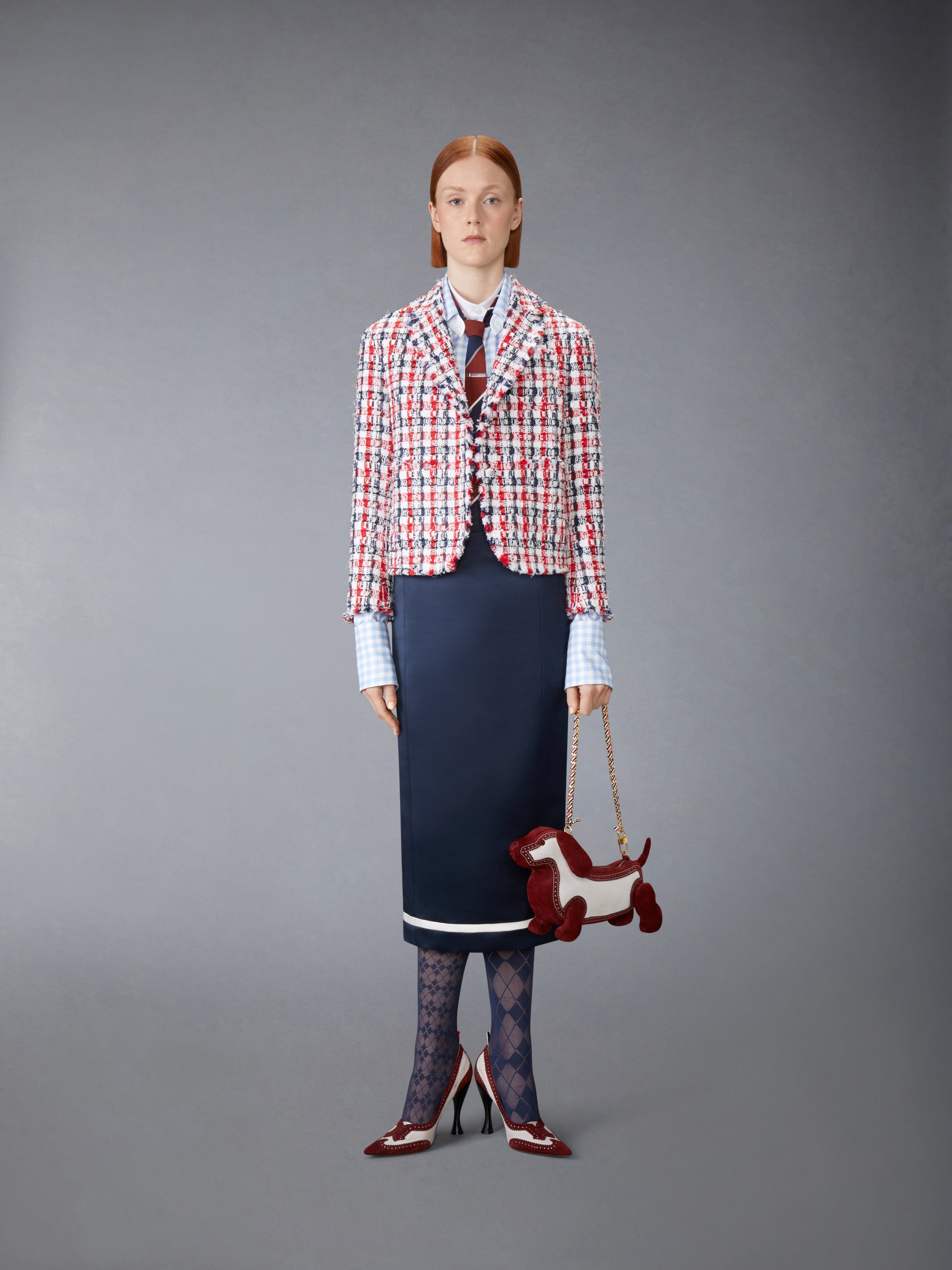 SILK TWILL GINGHAM SHIRT - Image 5