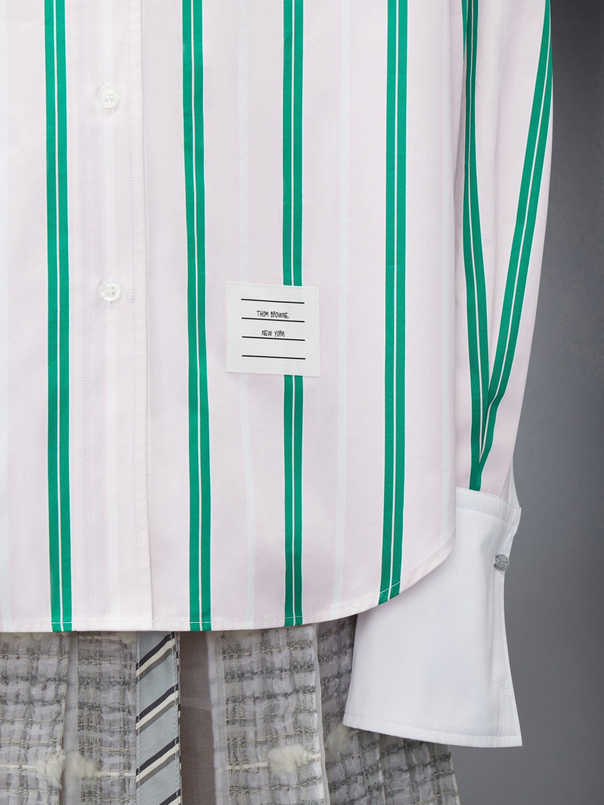 REP STRIPE POPLIN ARMBAND OVERSIZED SHIRT - Image 6