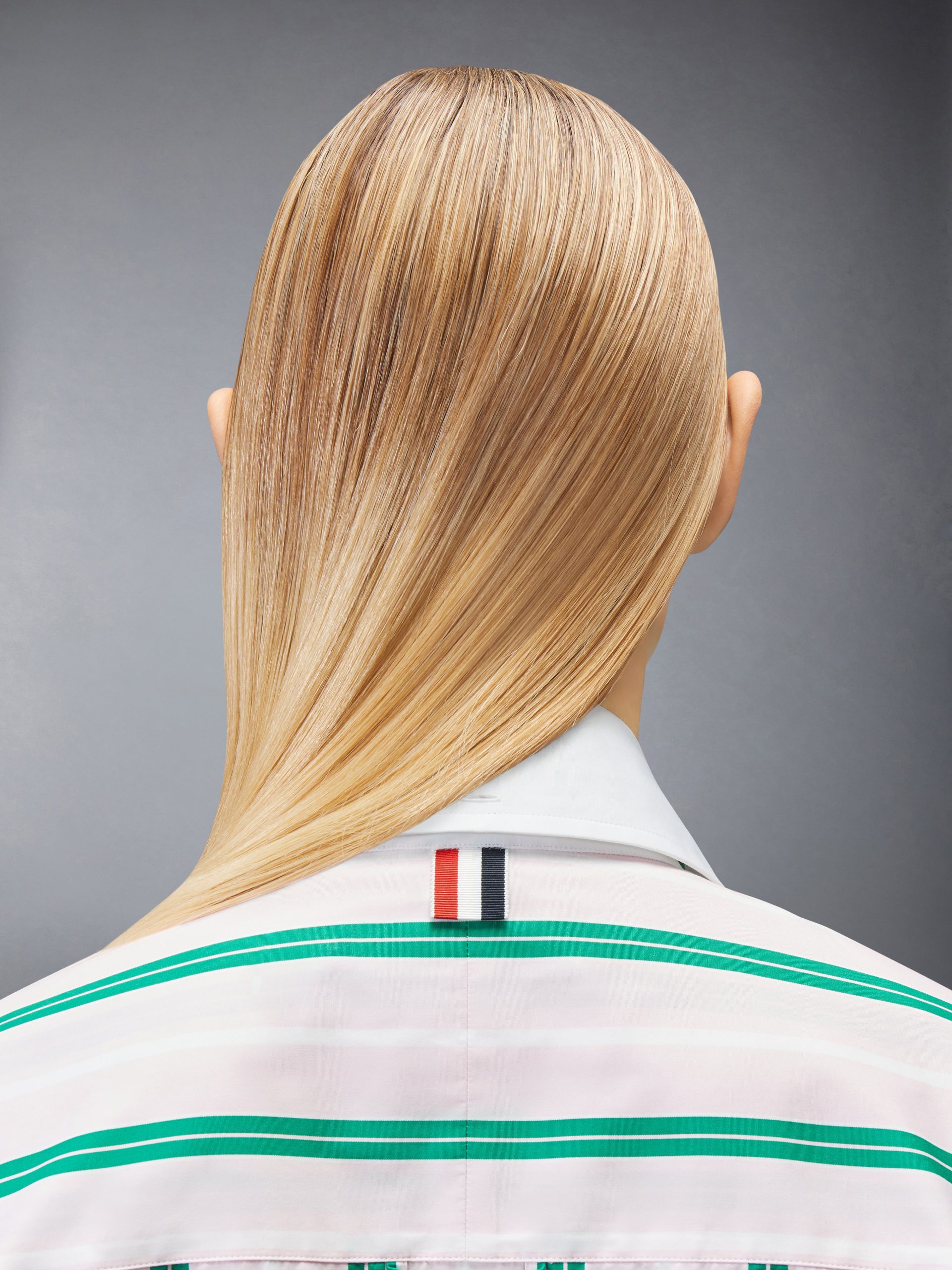 REP STRIPE POPLIN ARMBAND OVERSIZED SHIRT - Image 7