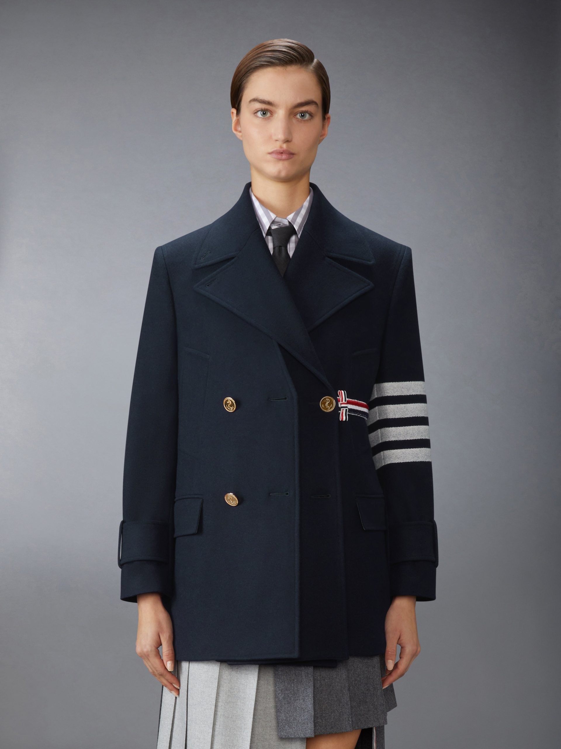 MELTON 4-BAR PEACOAT