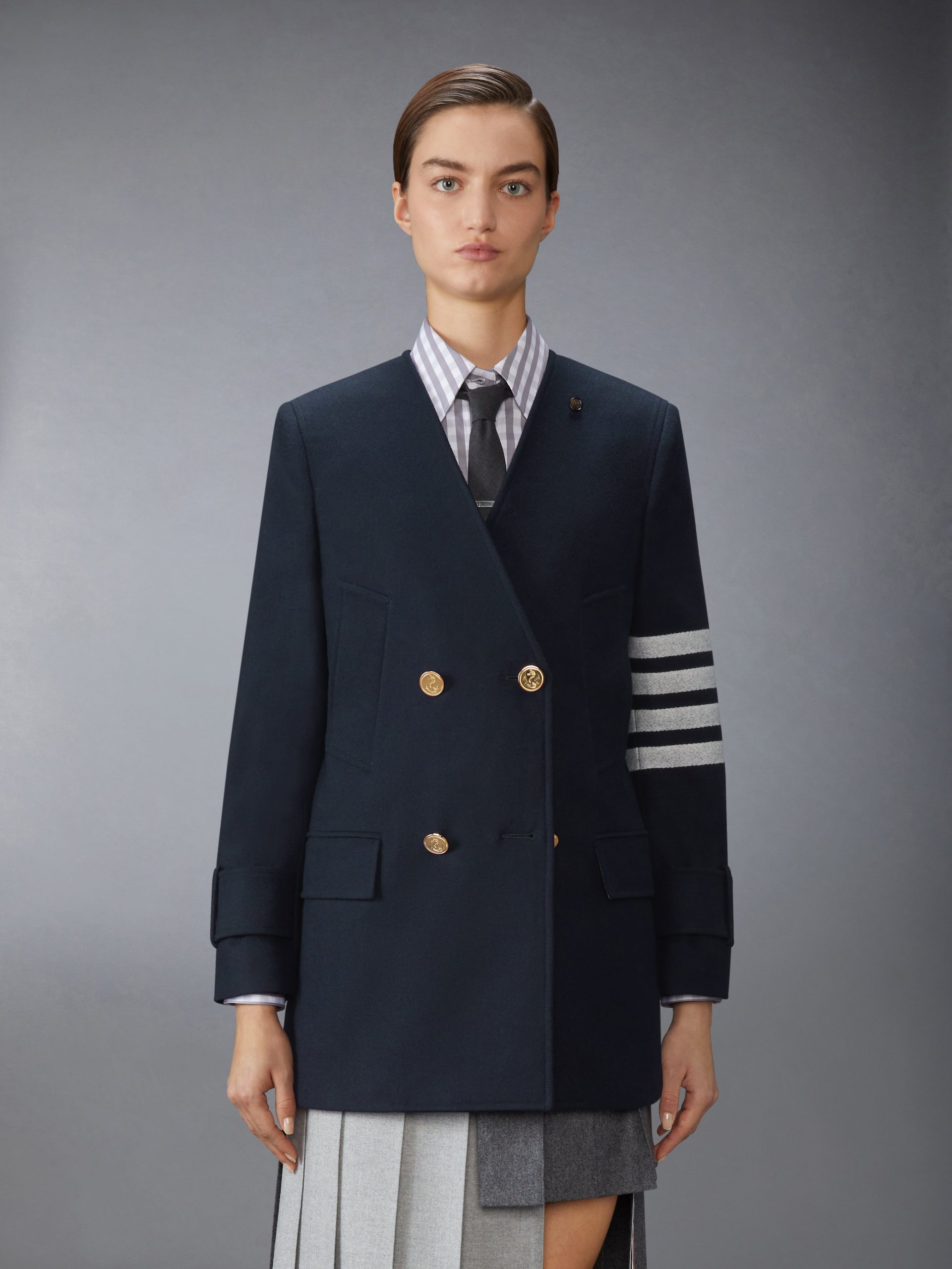 MELTON 4-BAR PEACOAT - Image 2