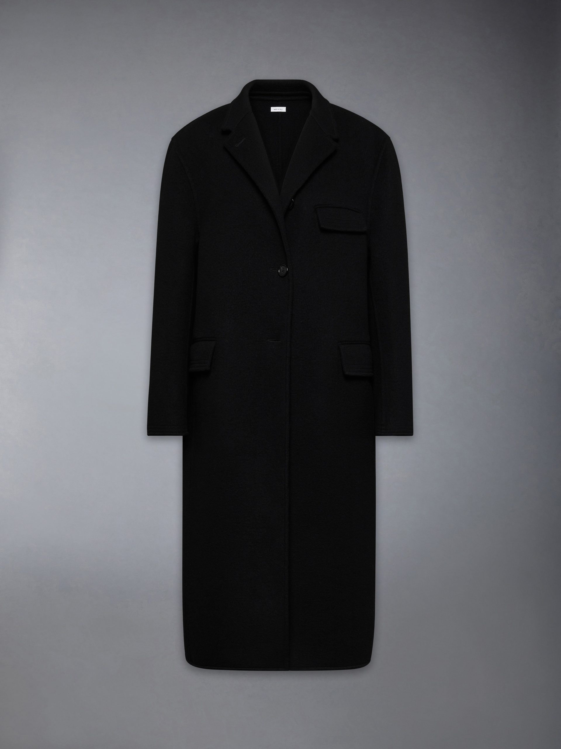 BOILED WOOL CASHMERE CHESTERFIELD COAT - Image 7
