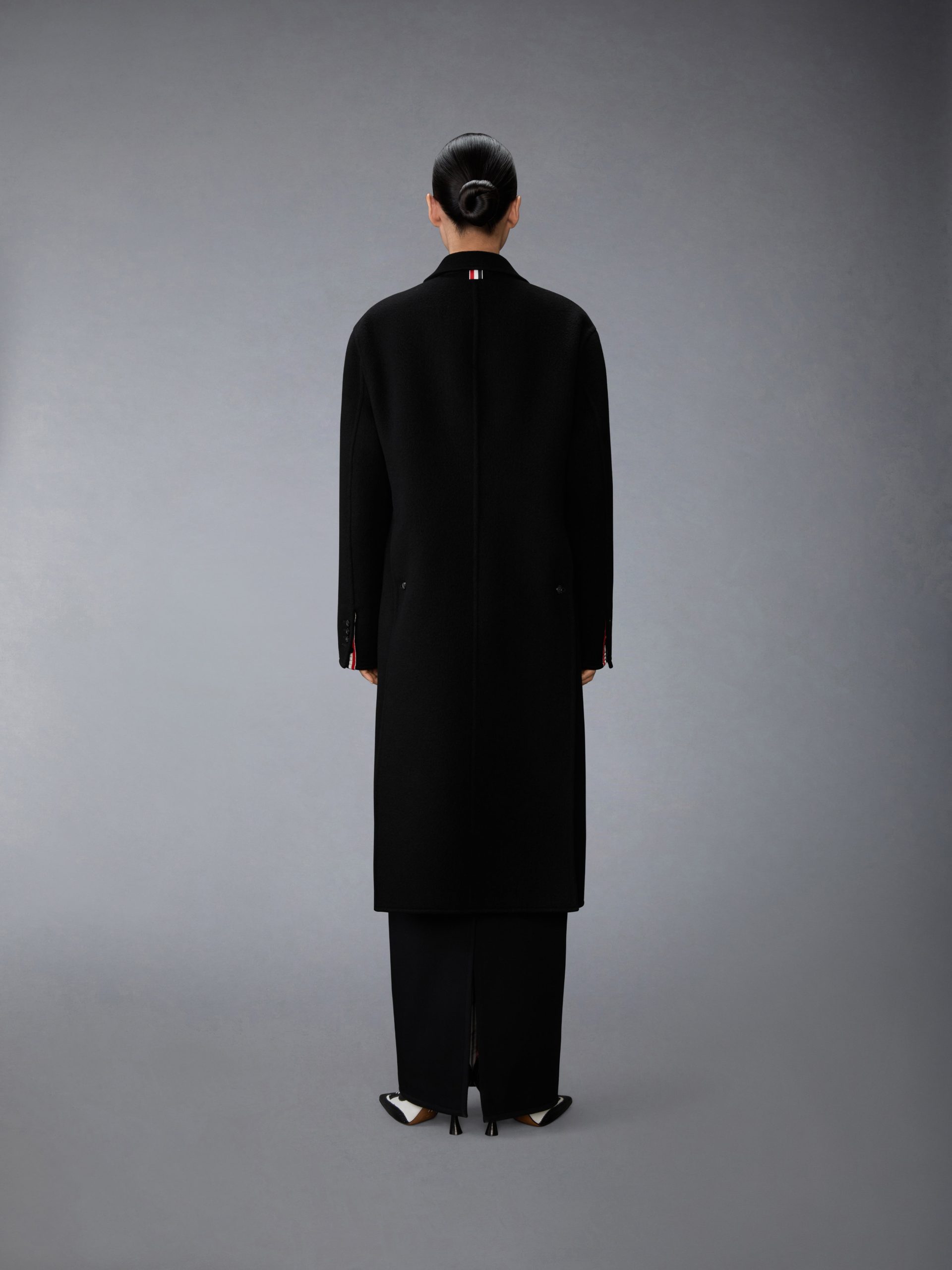 BOILED WOOL CASHMERE CHESTERFIELD COAT - Image 3