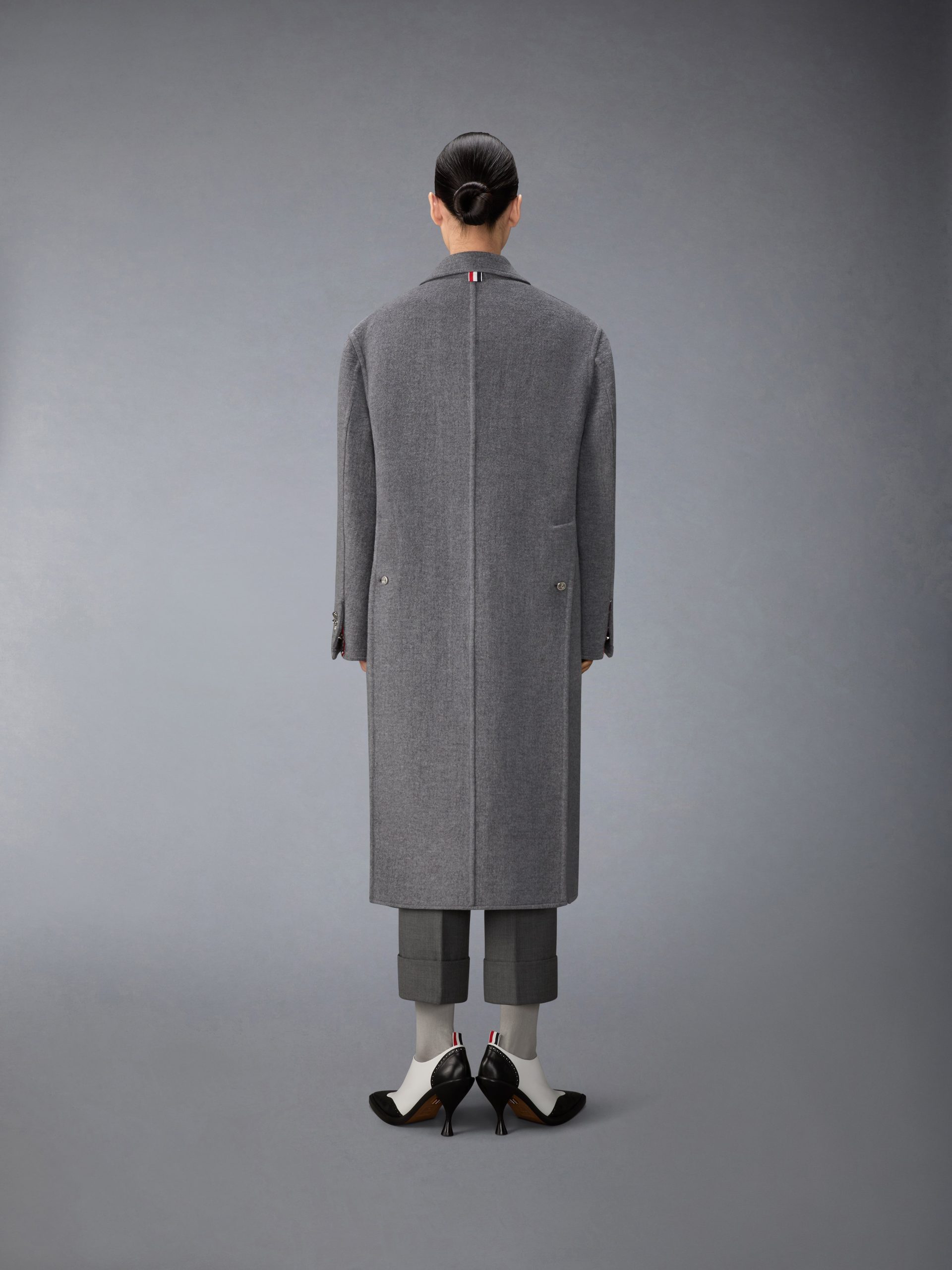 UNCONSTRUCTED BOILED WOOL CHESTERFIELD OVERCOAT - Image 3