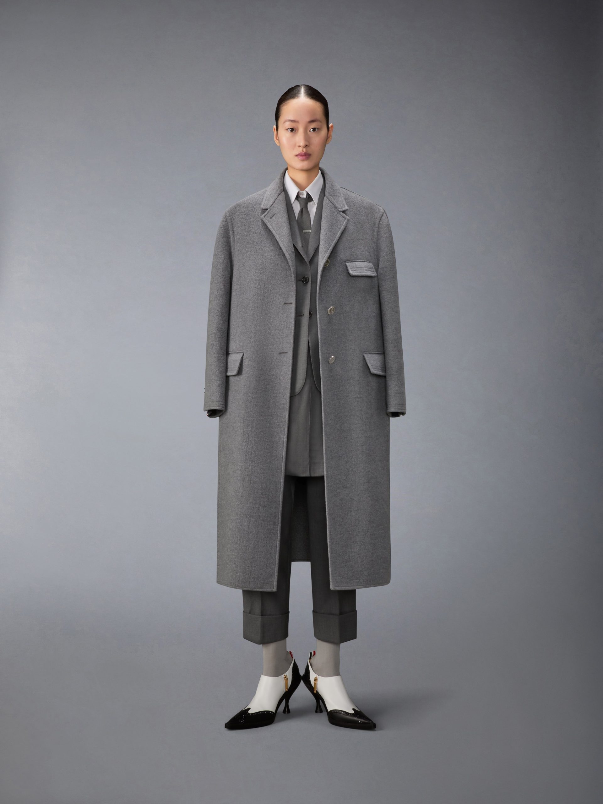 UNCONSTRUCTED BOILED WOOL CHESTERFIELD OVERCOAT - Image 4