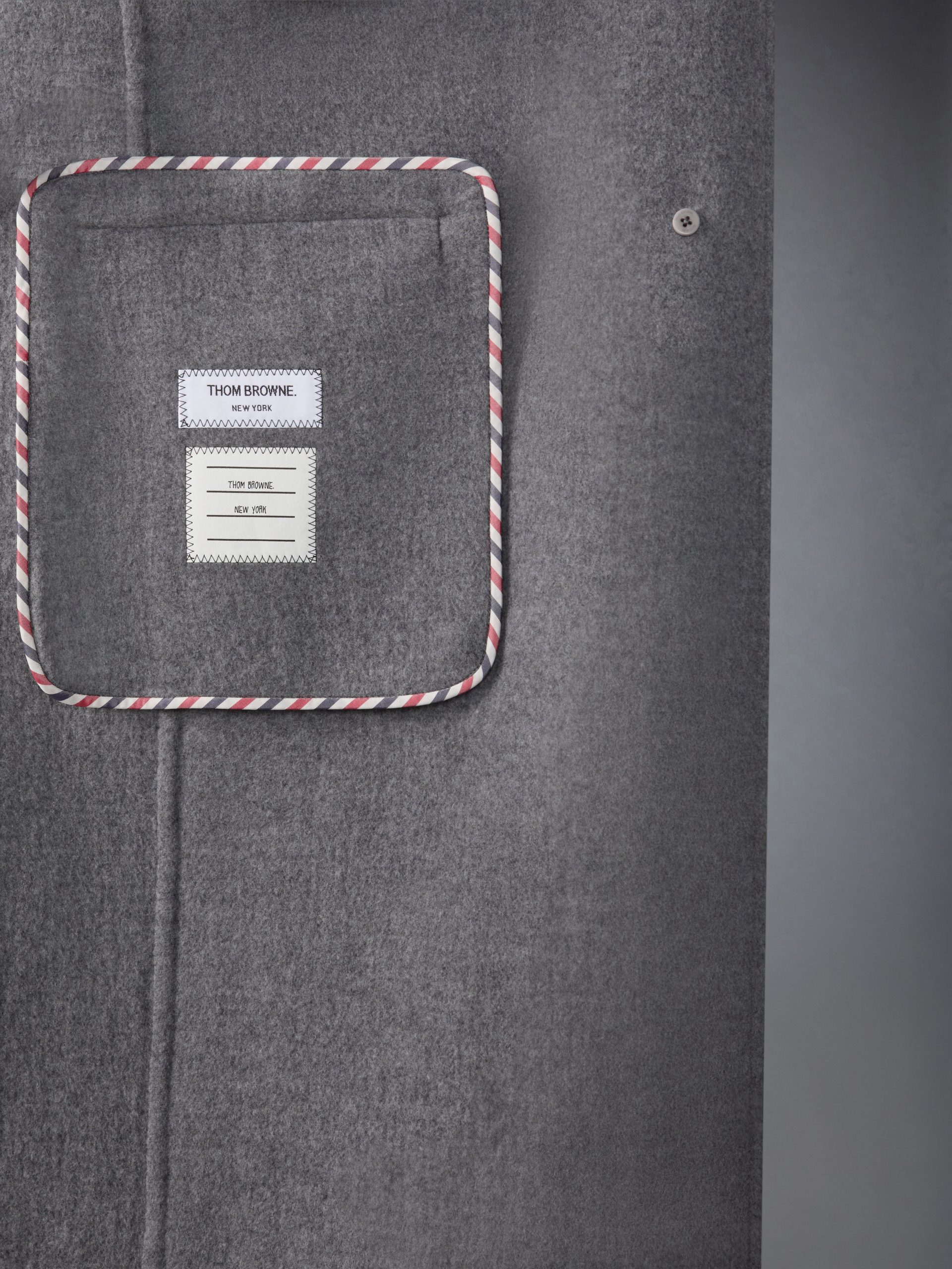 UNCONSTRUCTED BOILED WOOL CHESTERFIELD OVERCOAT - Image 5