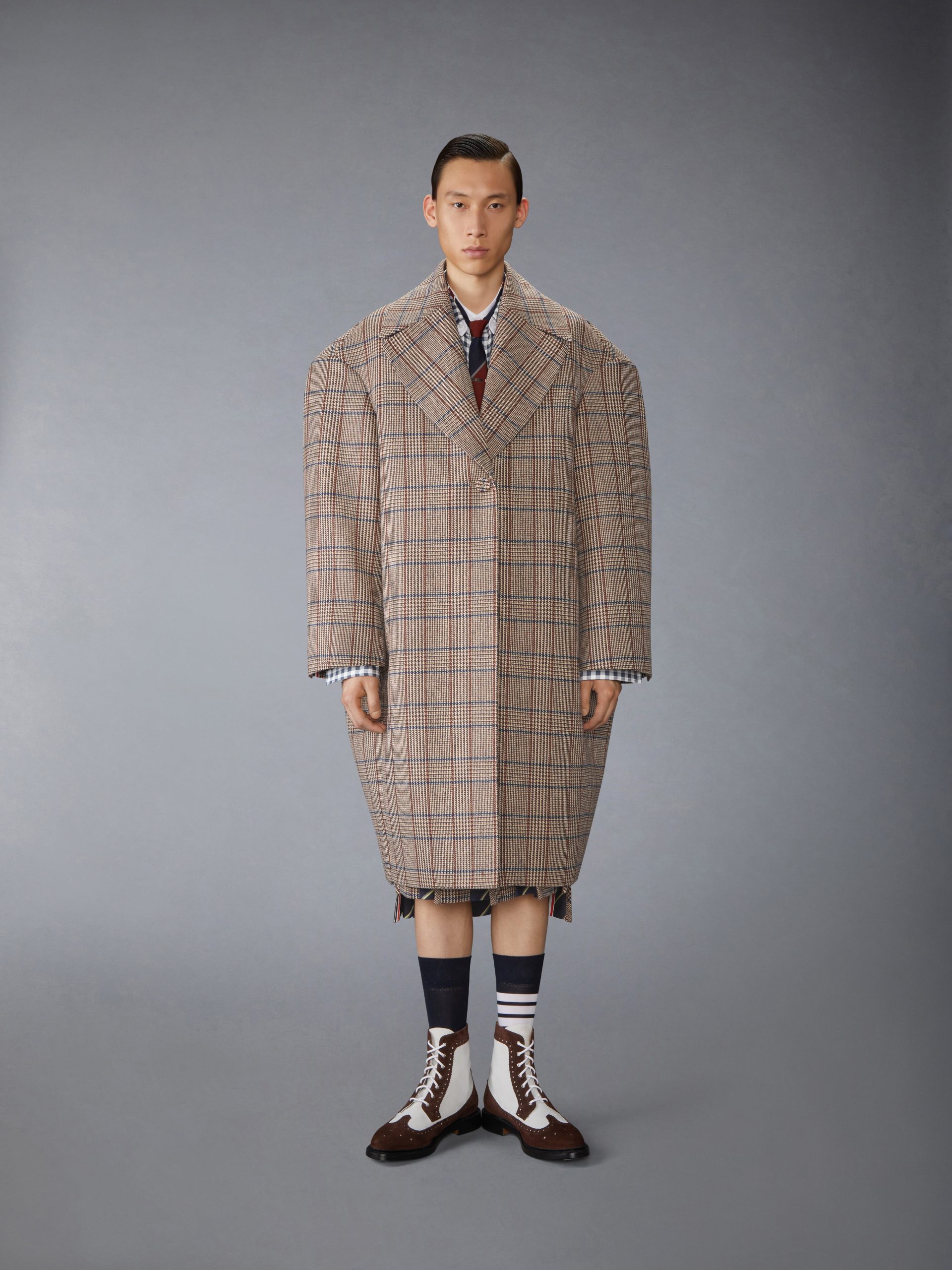 HUNTING TWEED COCOON COAT - Image 2