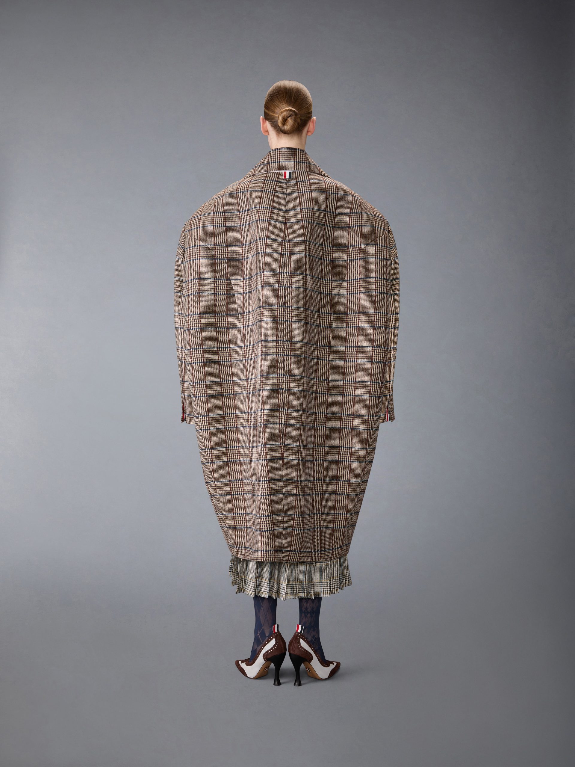 HUNTING TWEED COCOON COAT - Image 6