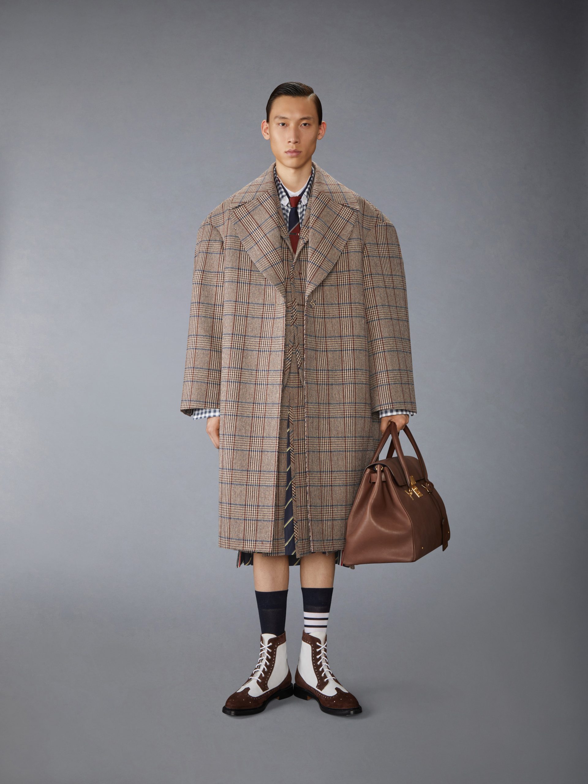 HUNTING TWEED COCOON COAT - Image 8