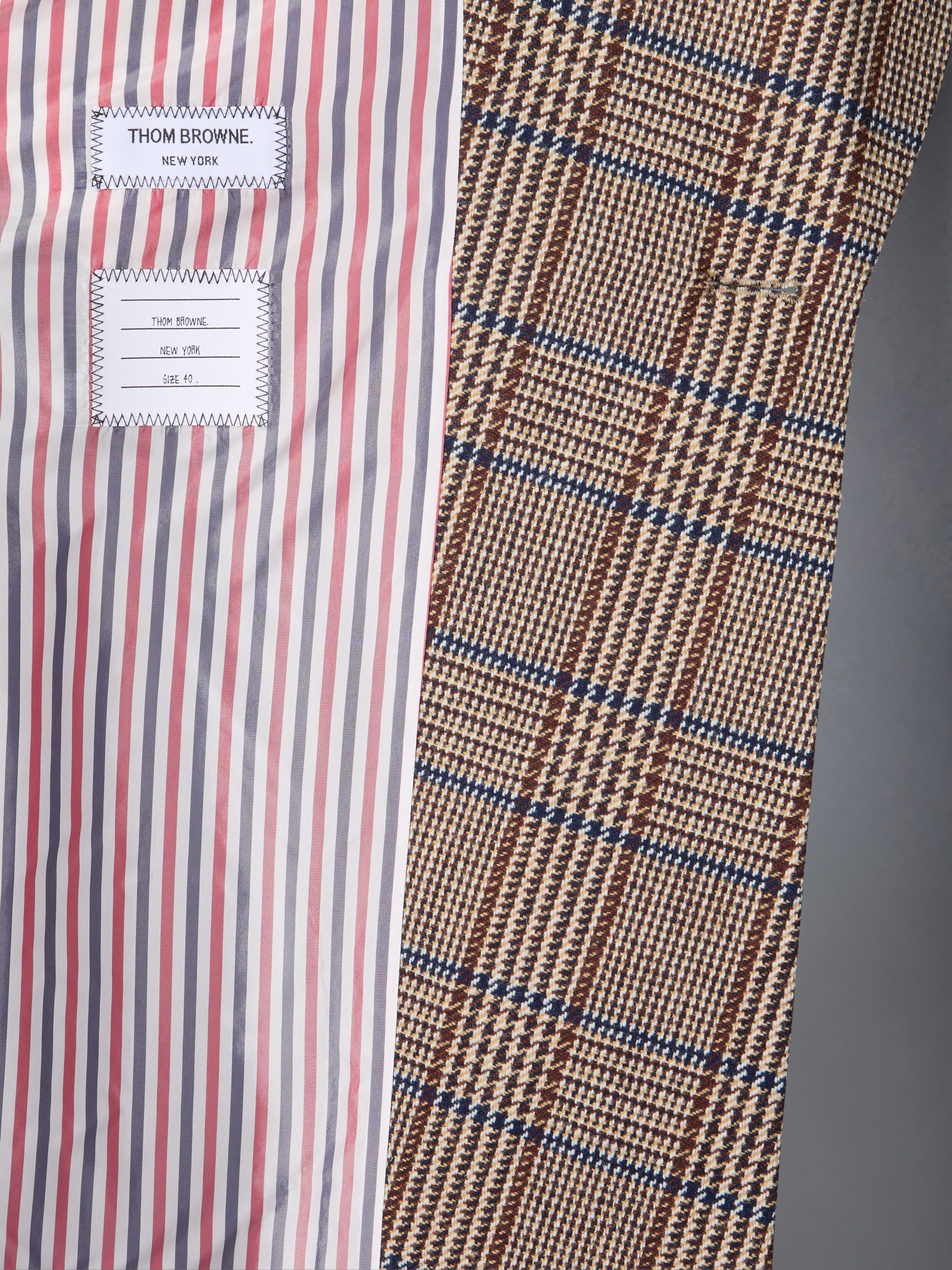 HUNTING TWEED COCOON COAT - Image 9