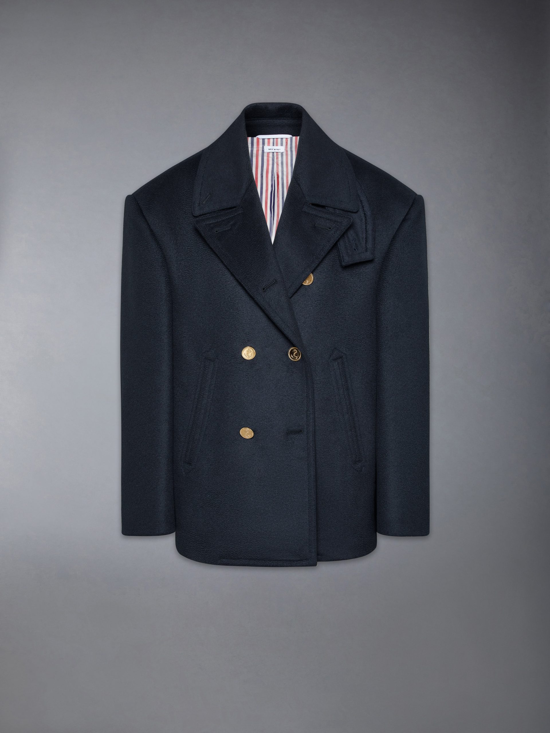 ZIBERLINE FINISH CASHMERE OVERSIZED PEACOAT - Image 6