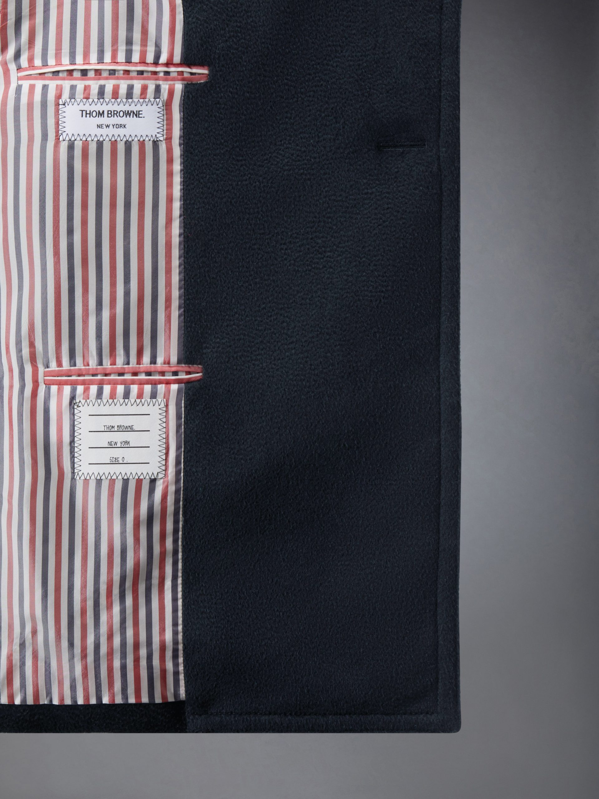 ZIBERLINE FINISH CASHMERE OVERSIZED PEACOAT - Image 4