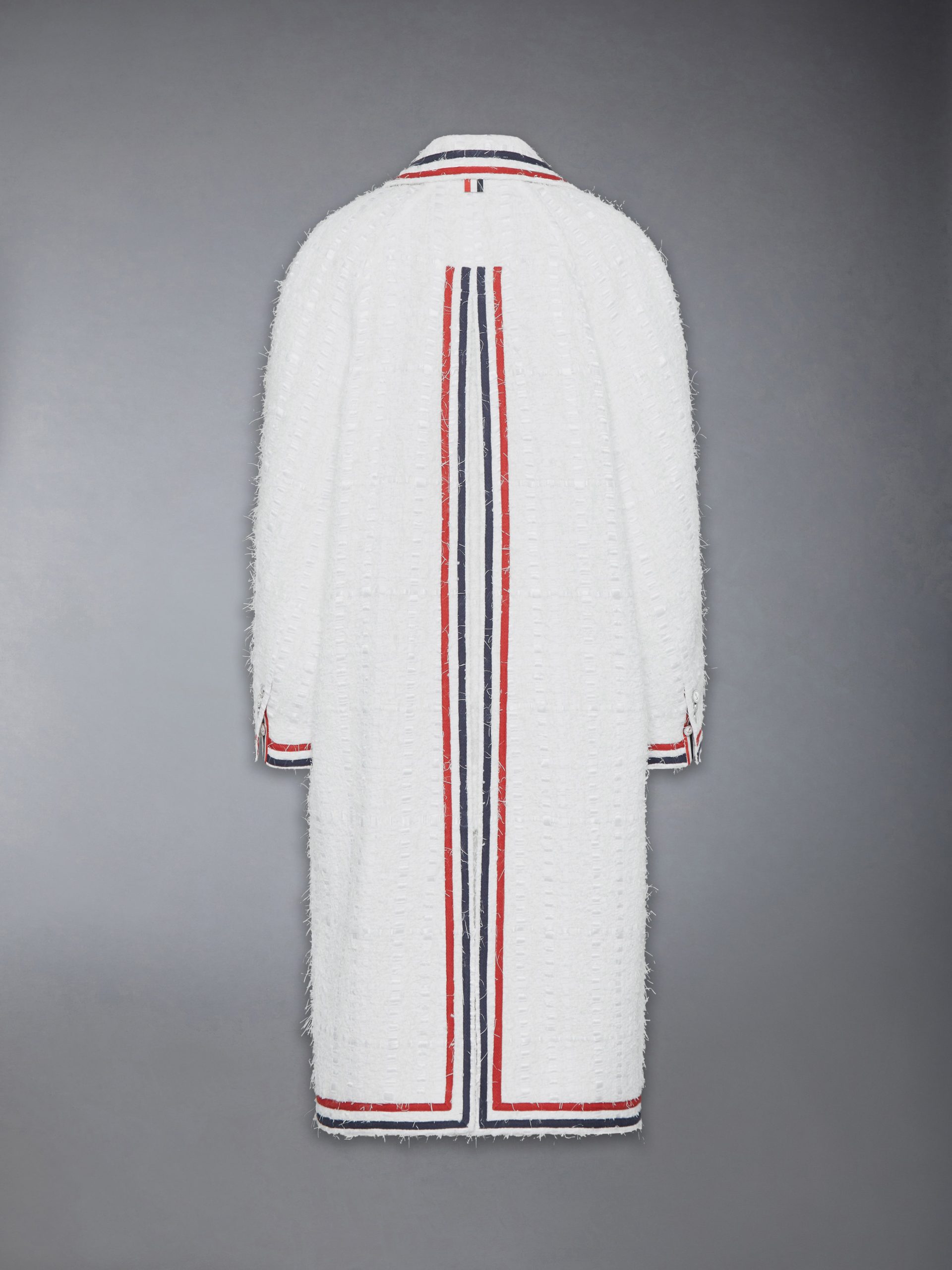 SATIN RIBBON TWEED RAGLAN COAT - Image 8