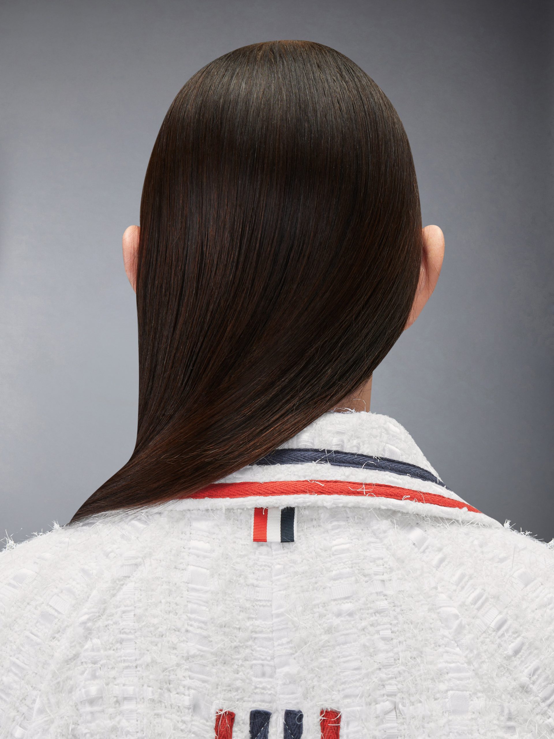 SATIN RIBBON TWEED RAGLAN COAT - Image 6