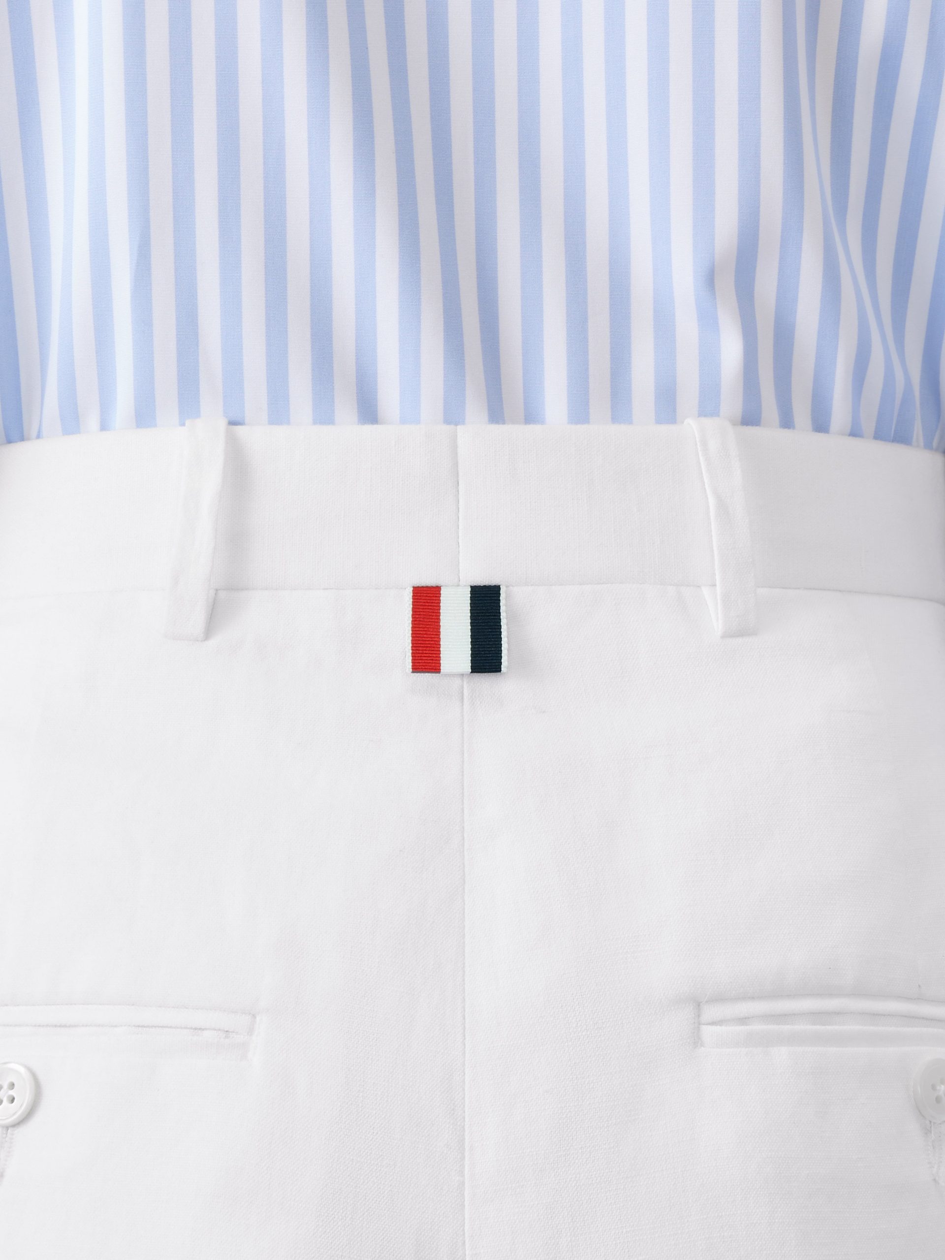 LINEN COTTON HIGH WAISTED TROUSER - Image 4