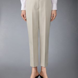 COTTON SUITING BELTLOOP RELAXED TROUSER