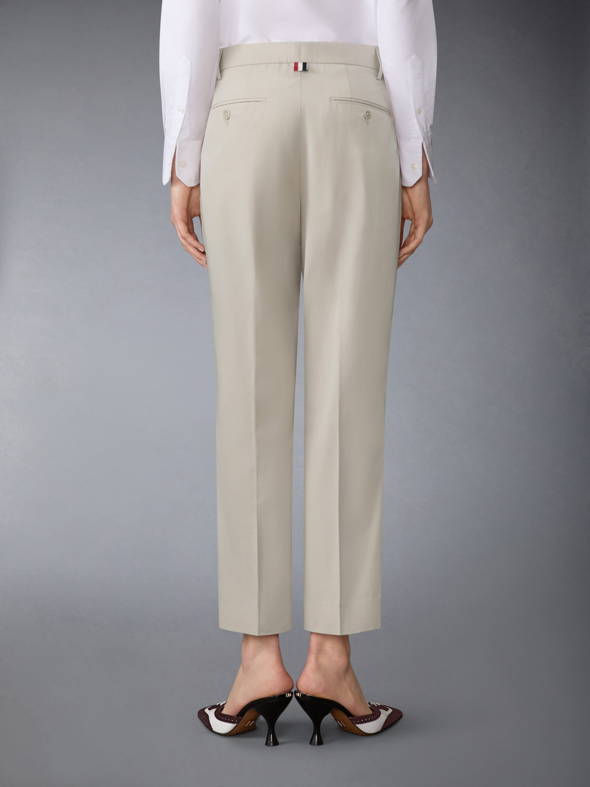 COTTON SUITING BELTLOOP RELAXED TROUSER - Image 2
