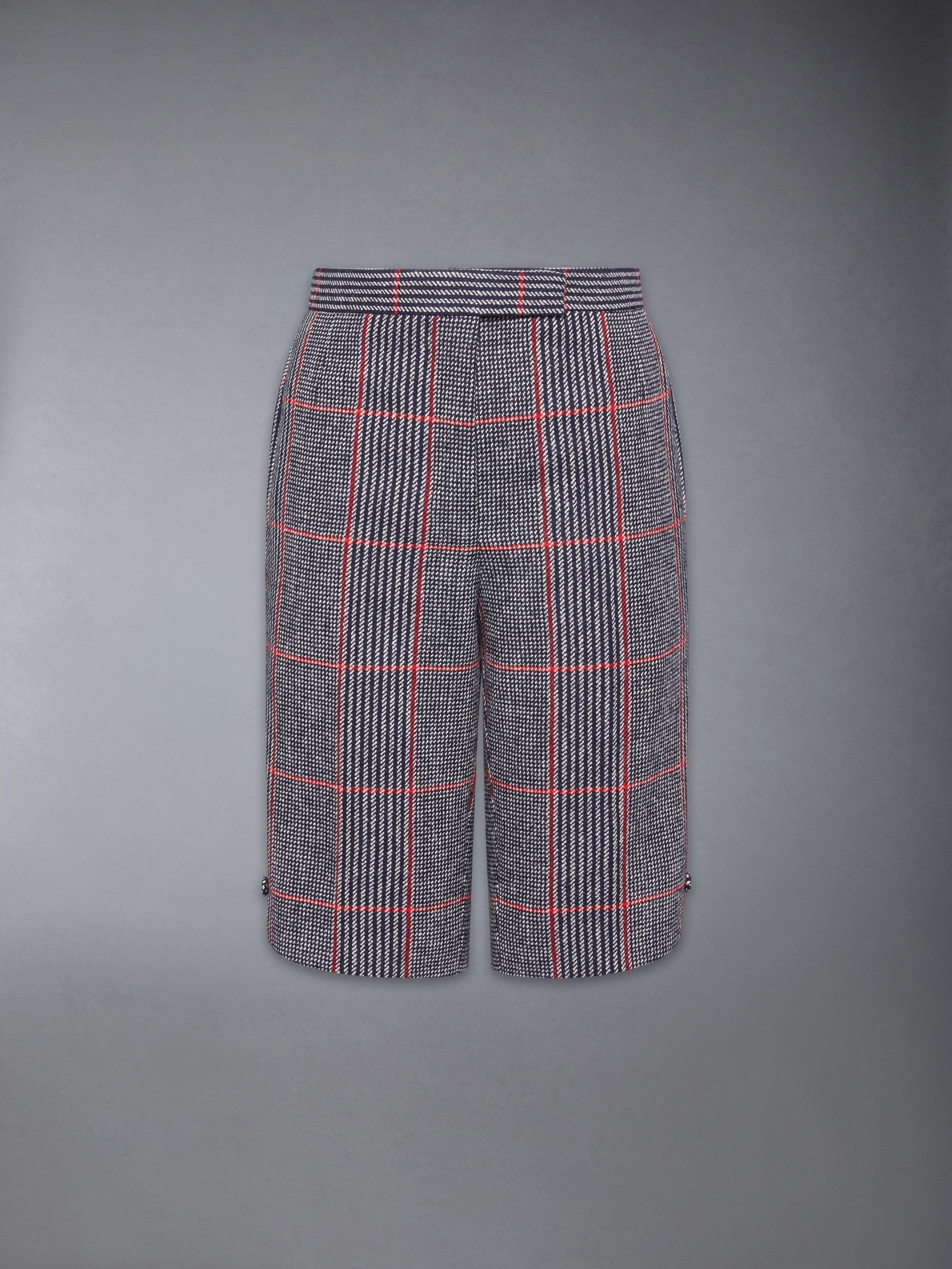 OVERSIZED CHECK HUNTING TWEED BERMUDA SHORT - Image 5