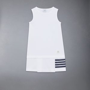 CHILDREN'S JERSEY 4-BAR RINGER TANK DRESS