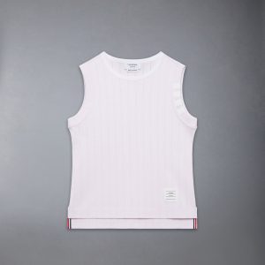 CHILDREN'S POINTELLE RINGER TANK TOP