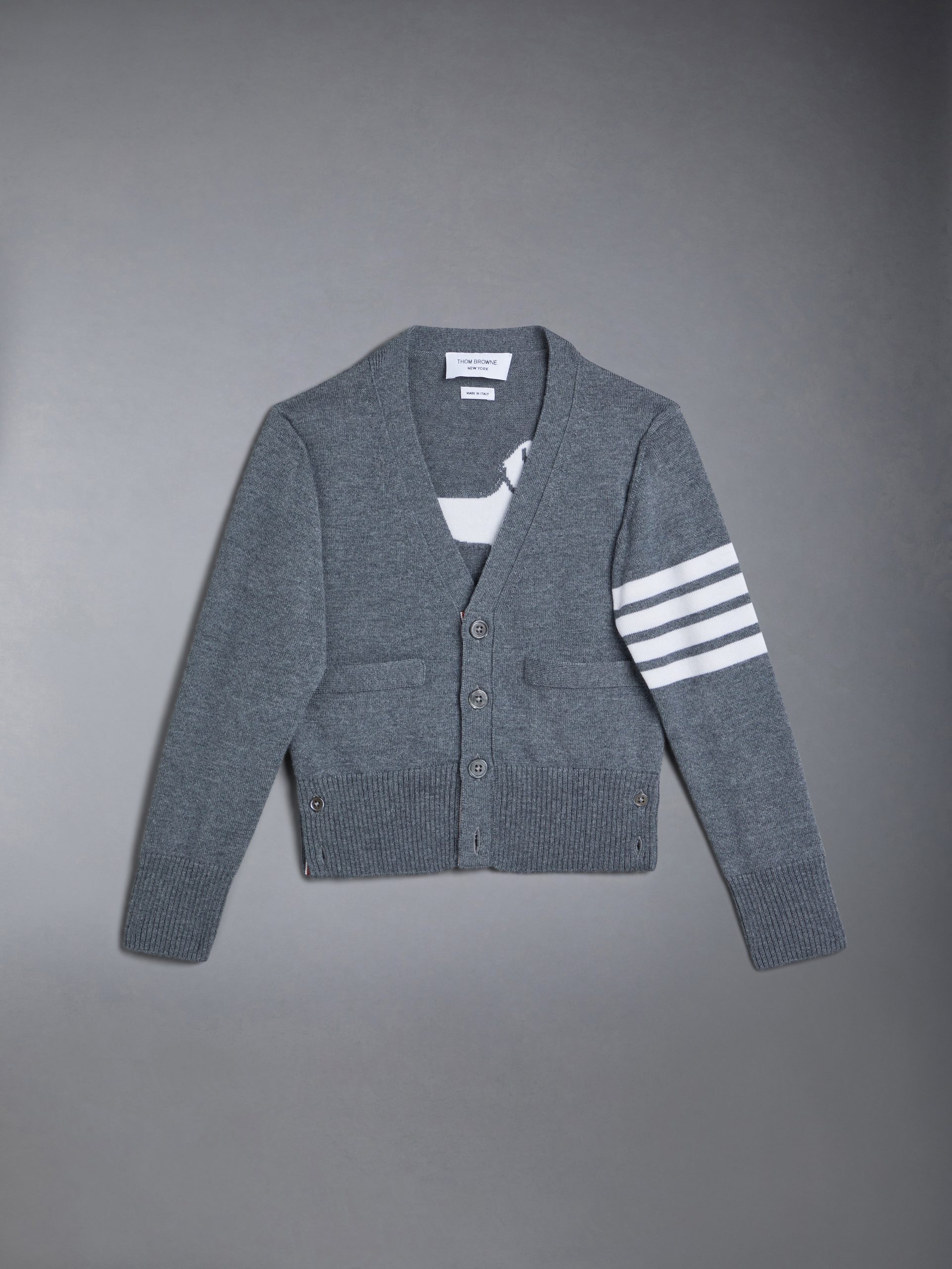 CHILDREN'S WOOL CASHMERE 4-BAR HECTOR CLASSIC CARDIGAN