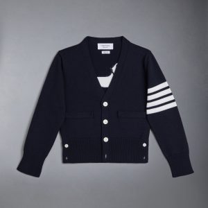 CHILDREN'S WOOL CASHMERE 4-BAR HECTOR CLASSIC CARDIGAN