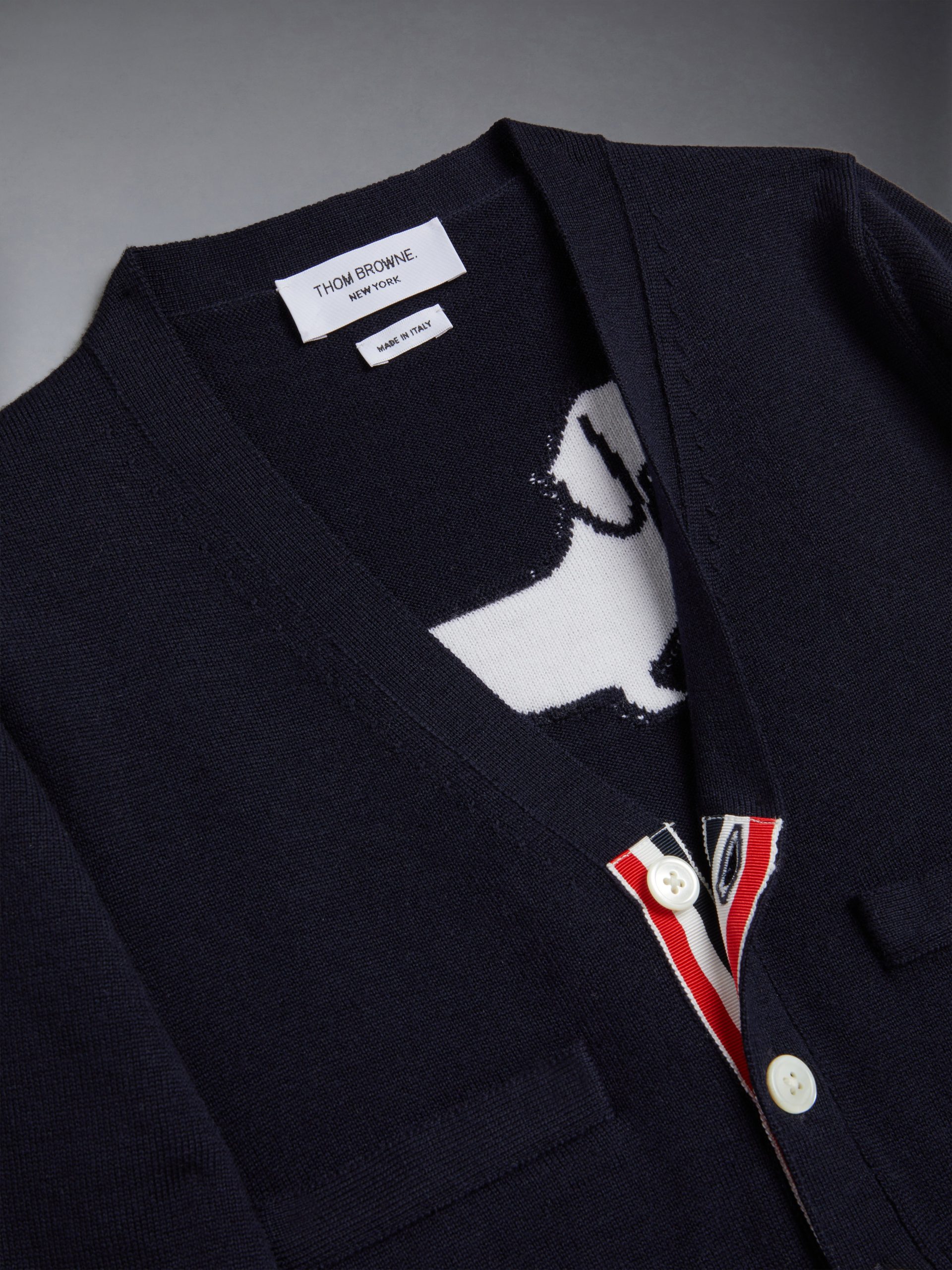 CHILDREN'S WOOL CASHMERE 4-BAR HECTOR CLASSIC CARDIGAN - Image 3