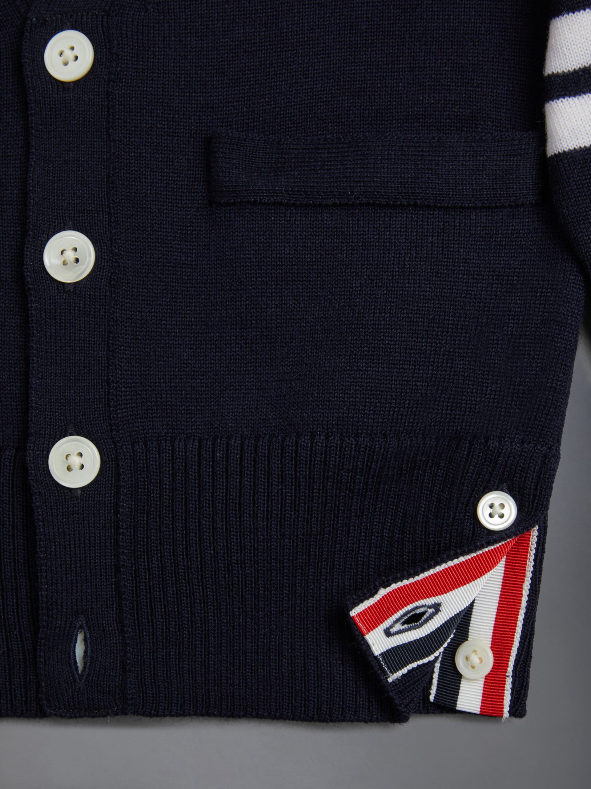 CHILDREN'S WOOL CASHMERE 4-BAR HECTOR CLASSIC CARDIGAN - Image 4