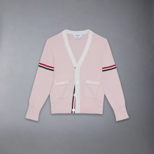 CHILDREN'S COTTON CLASSIC V NECK CARDIGAN