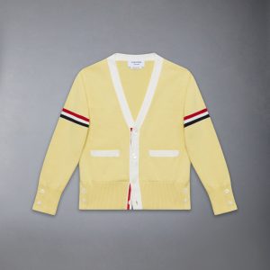 CHILDREN'S COTTON CLASSIC V NECK CARDIGAN