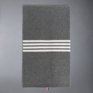 WOOL CASHMERE 4-BAR BABY BLANKET