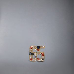 PEARL CRYSTAL BULLION EMBROIDERY 65 BROOCH