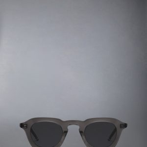 ACETATE OVAL SUNGLASSES
