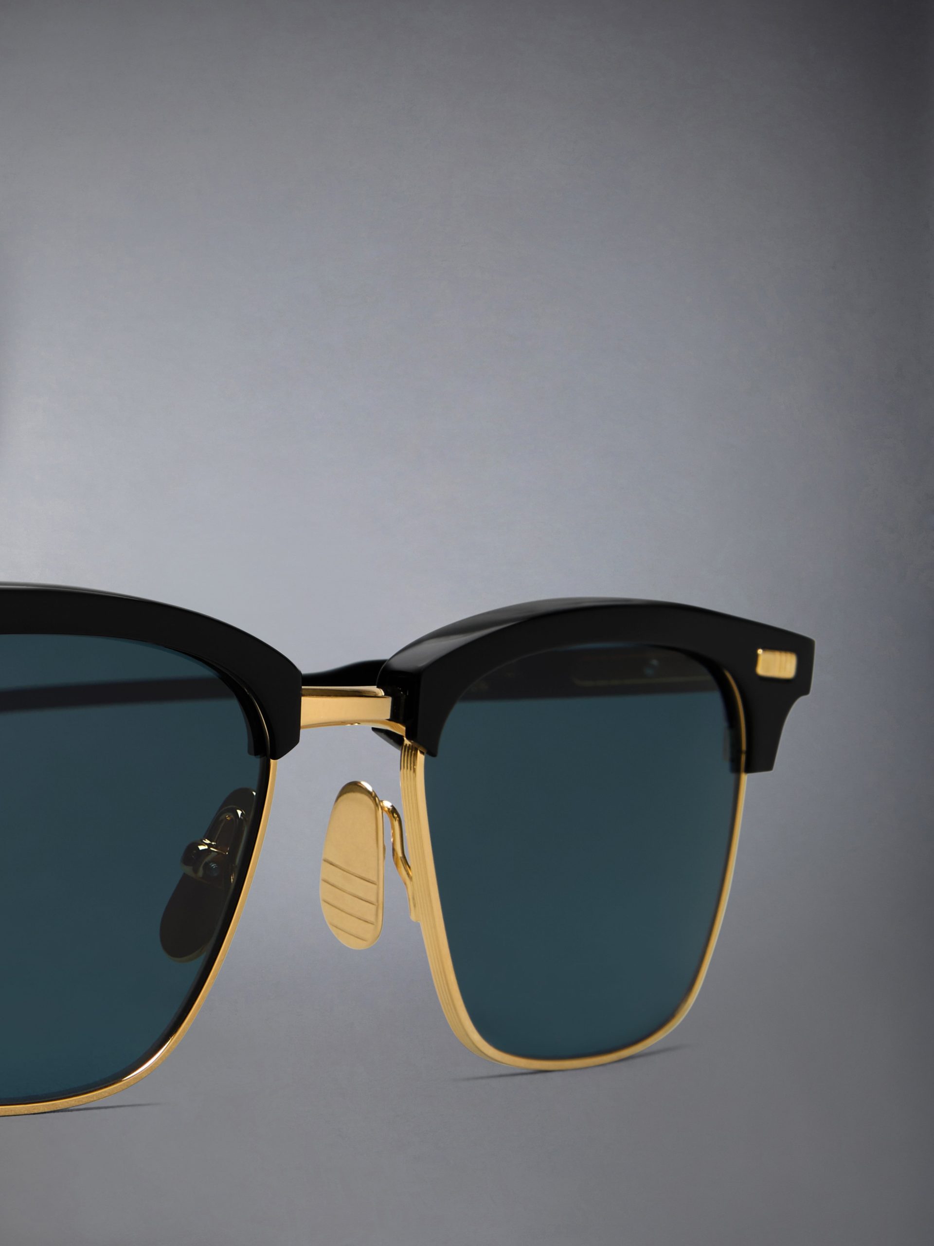 ACETATE AND TITANIUM RECTANGULAR SUNGLASSES - Image 3