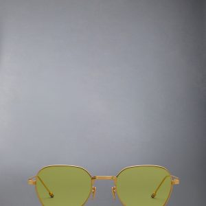 TITANIUM RECTANGULAR SUNGLASSES