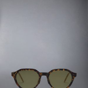 ACETATE OVAL SUNGLASSES