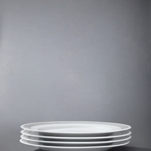 LIMOGES PORCELAIN 4-BAR HAVILAND TEA TIME PLATES SET